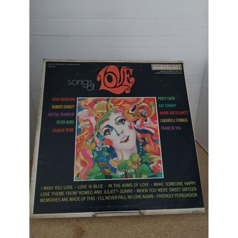 Songs Of Love Various Columbia Recording Artists CSS 1511 Stereo 1971